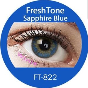 Sapphire Blue soft color lens